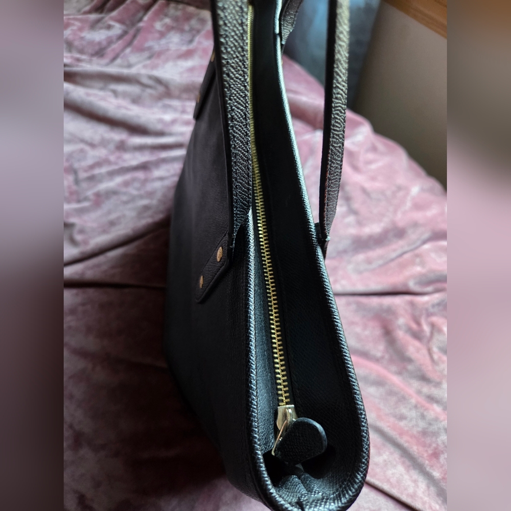 Authentic Coach Black Leather Tote Bag - 2022 - Picture 14 of 16